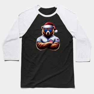 Chicago Cubs Christmas Baseball T-Shirt